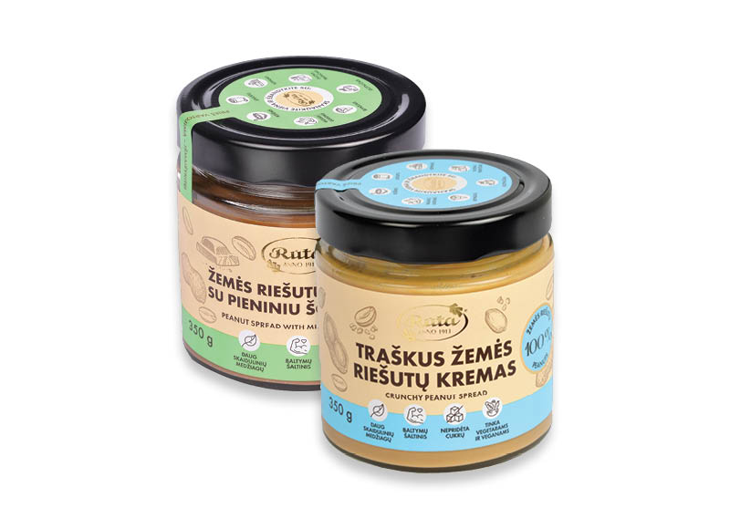 Šokoladinis žemės riešutų kremas RŪTA
			, 
				 350 g, 2 rūšių, 8,54 Eur/kg