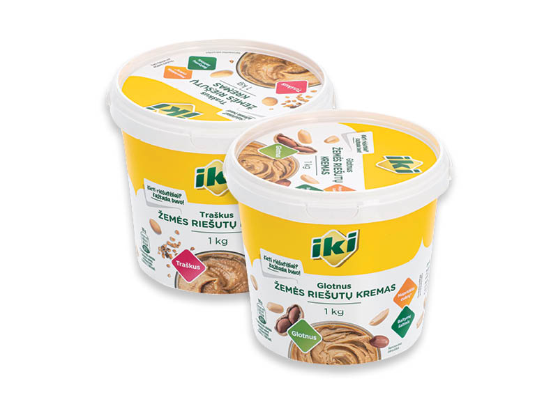 IKI žemės riešutų kremas
,
1 kg, 2 rūšių IKI žemės riešutų kremas
,
1 kg, 2 rūšių