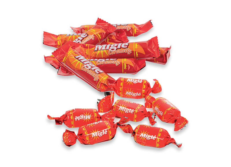 Sveriami saldainiai MIGLĖ
			, 
				 1 kg, 2 rūšių