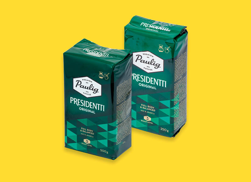 Maltai kavai PAULIG PRESIDENTTI
			, 
				 250 g, 500 g. Ir IKI EXPRESS