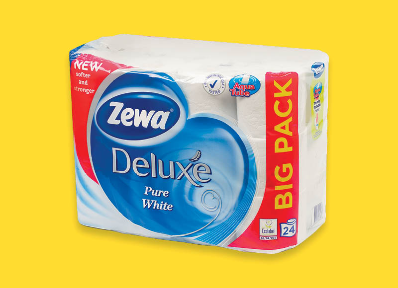 Tualetinis popierius ZEWA DELUXE PURE WHITE
			, 
				 24 rit., 0,37 Eur/rit.