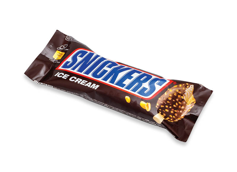 Valgomieji ledai antpagaliuko SNICKERS
			, 
				 91 ml, 10,88 Eur/l