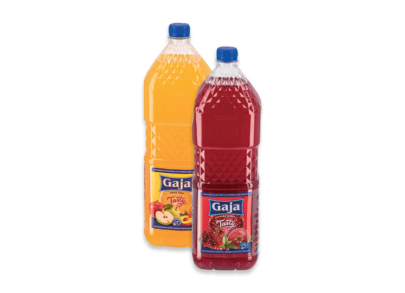 Negazuotas gaivusis gėrimas GAJA
			, 
				 (taros užstato vertė į gėrimo kainą neįskaičiuota) 2 l, 2 rūšių, 0,48 Eur/l