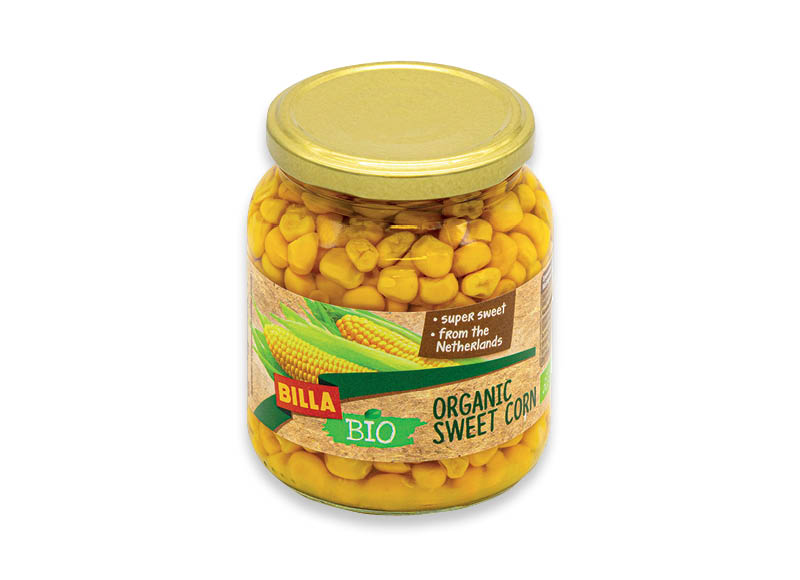BILLA BIO ekologiški saldieji kukurūzai
,
370 ml, 3,22 Eur/l BILLA BIO ekologiški saldieji kukurūzai
,
370 ml, 3,22 Eur/l
