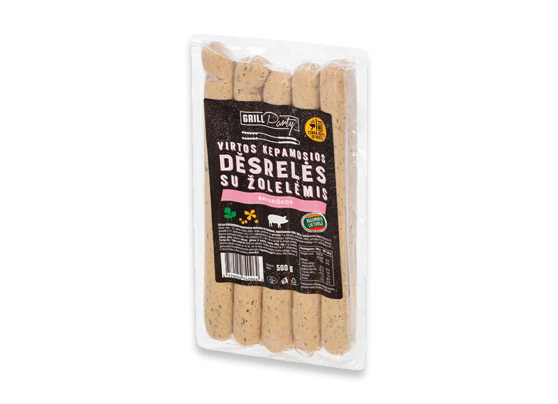 GRILL PARTY virtos kepamosios dešrelės su žolelėmis
			, 
				 500 g, a.r., 7,98 Eur/kg