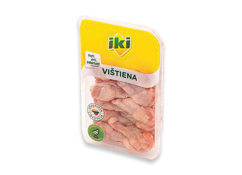 IKI švieži viščiukų broilerių sparnelių peteliai
,
(užauginta be antibiotikų) 500 g, 3,98 Eur/kg IKI švieži viščiukų broilerių sparnelių peteliai
,
(užauginta be antibiotikų) 500 g, 3,98 Eur/kg