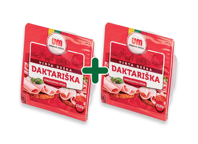 Virta UTENOS DAKTARIŠKA dešra
			, 
				 250 g, 2,29 Eur/vnt.
