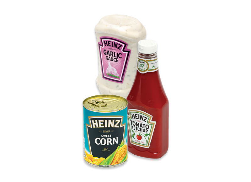 Konservuotoms daržovėms, padažams, kečupams HEINZ
			, 
				 Įvairių rūšių
