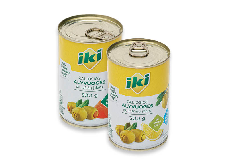 IKI alyvuogės
,
300 g, 4 rūšių, 2,63 Eur/kg IKI alyvuogės
,
300 g, 4 rūšių, 2,63 Eur/kg