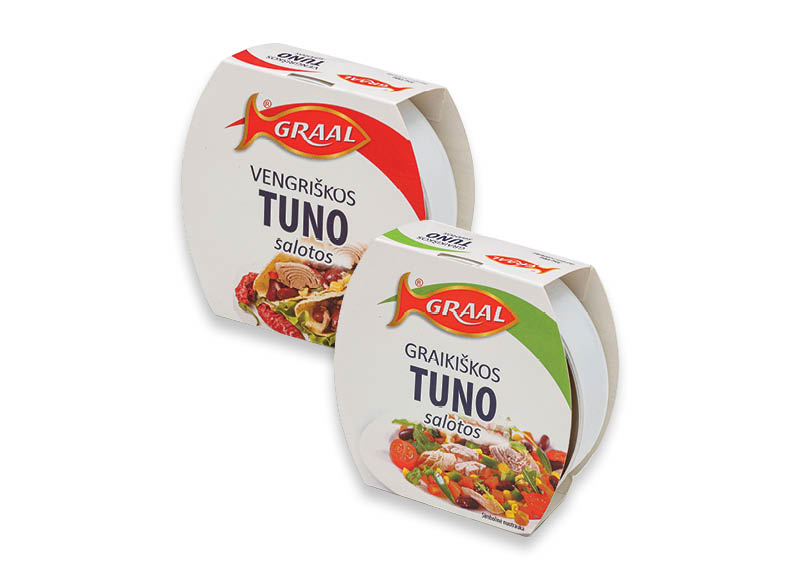 Tunų salotos GRAAL
,
160 g, 2 rūšių, 9,31 Eur/kg Tunų salotos GRAAL
,
160 g, 2 rūšių, 9,31 Eur/kg