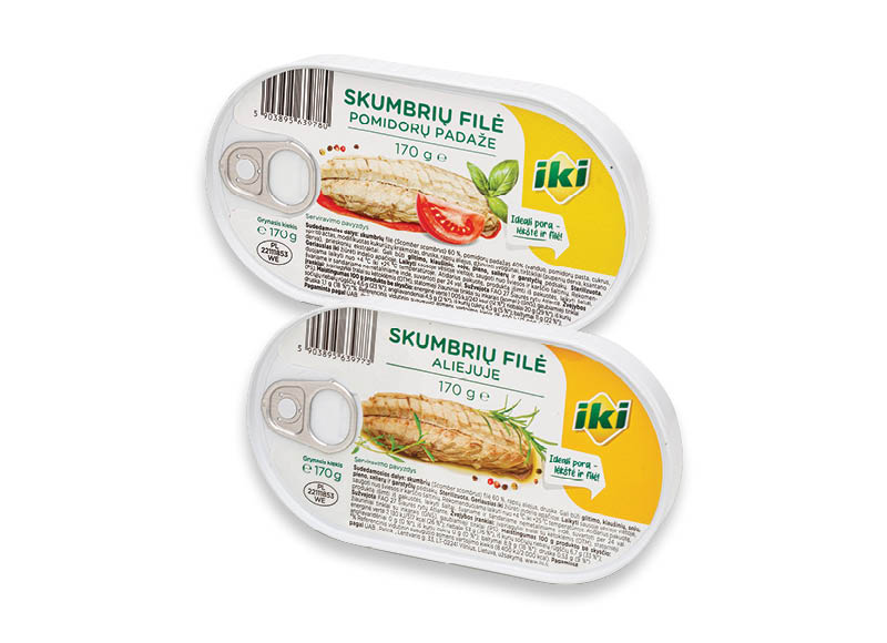 IKI skumbrių filė
,
170 g, 2 rūšių, 7,00 Eur/kg IKI skumbrių filė
,
170 g, 2 rūšių, 7,00 Eur/kg