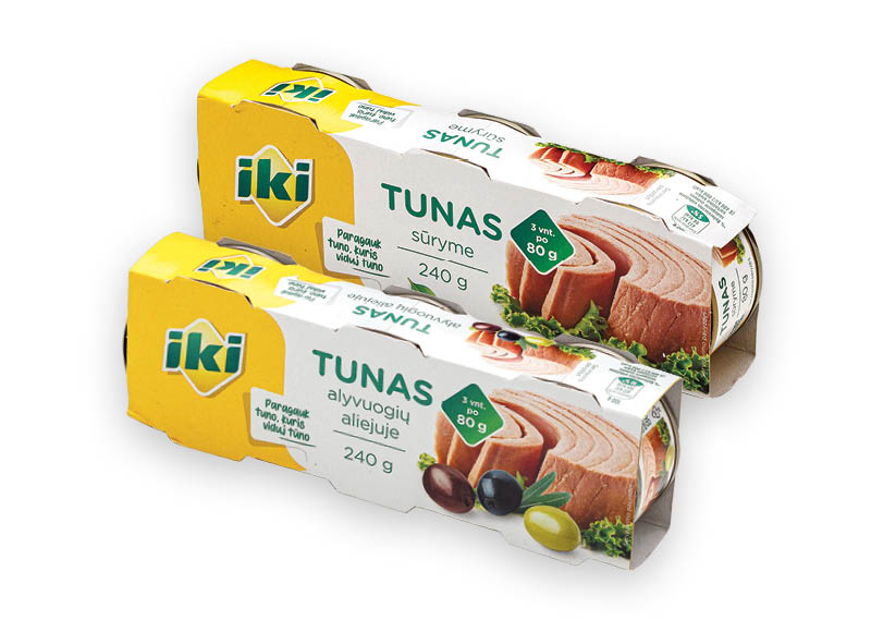 IKI tunai
,
240 g, 2 rūšių, 10,38 Eur/kg IKI tunai
,
240 g, 2 rūšių, 10,38 Eur/kg