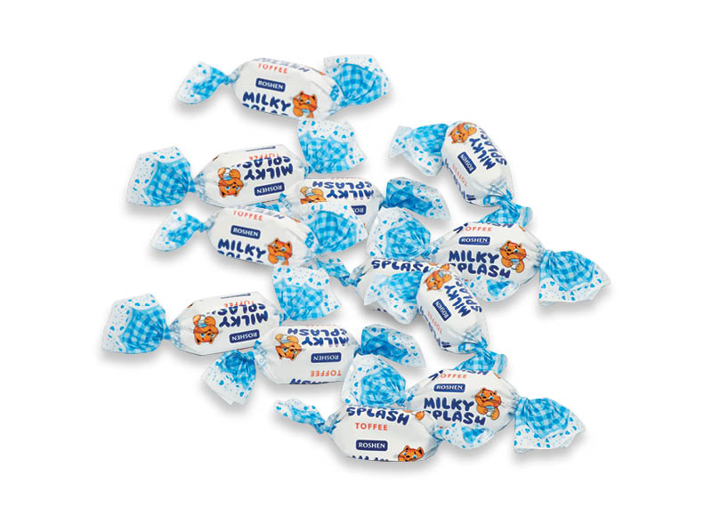 Sveriami saldainiai MILKY SPLASH
			, 
				 1 kg
