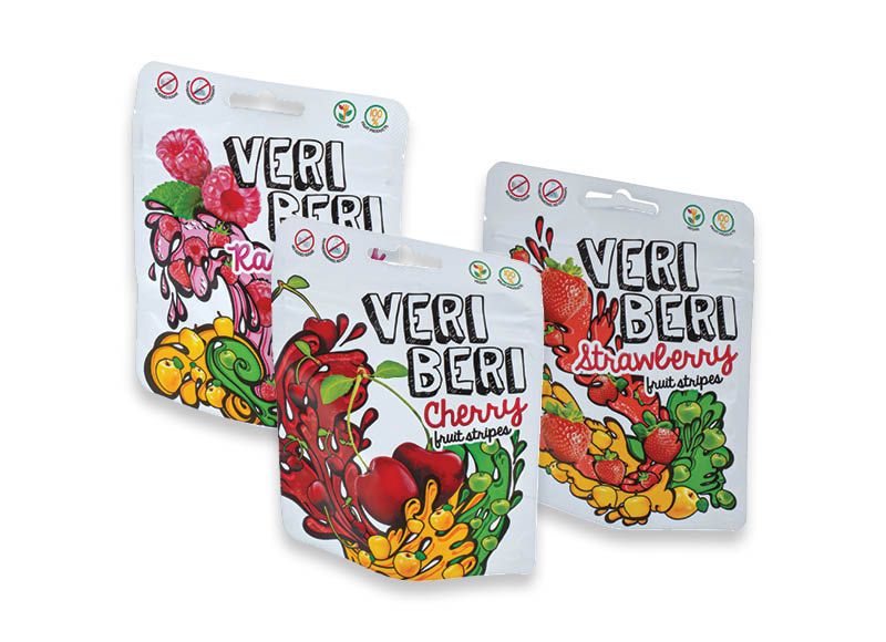 Vaisių juostelės VERI BERI
			, 
				 50 g, 5 rūšių, 19,80 Eur/kg. Ir IKI EXPRESS