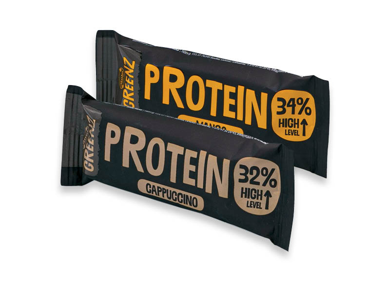 Proteino batonėlis GREENZ PROTEIN
			, 
				 32 g, 2 rūšių, 29,69 Eur/kg