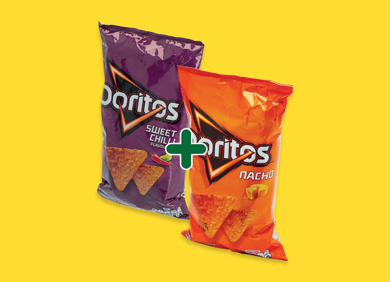 Traškučiai DORITOS
,
100 g, 4 rūšių, 1,99 Eur/vnt. Ir IKI EXPRESS Traškučiai DORITOS
,
100 g, 4 rūšių, 1,99 Eur/vnt. Ir IKI EXPRESS