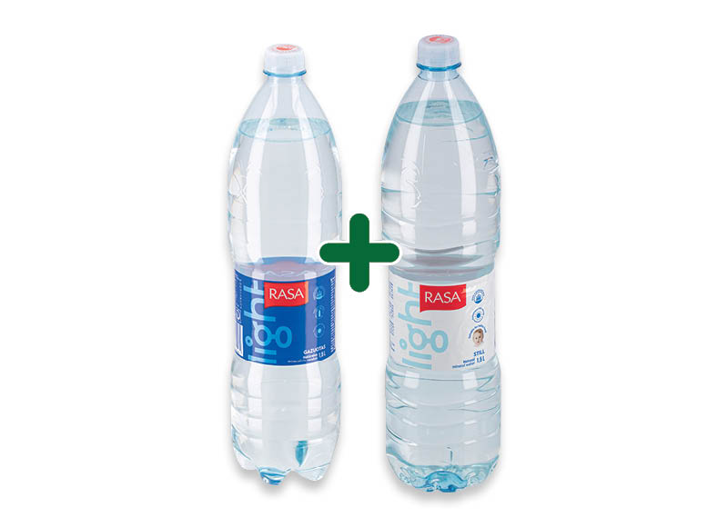 Vanduo RASA LIGHT
			, 
				 1,5 l, 4 rūšių, 0,69 Eur/vnt. (taros užstato vertė į gėrimo kainą neįskaičiuota)