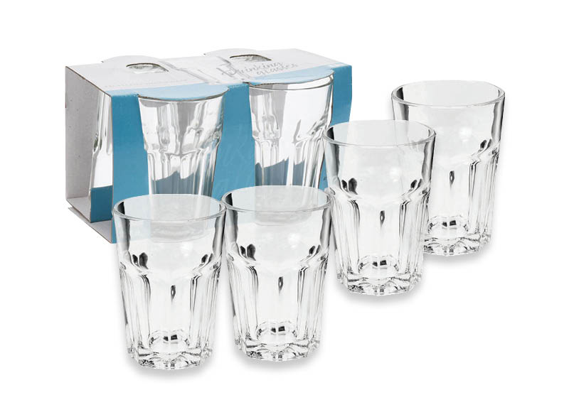Stiklinių rinkinys
			, 
				 4 vnt./rink., 360 ml