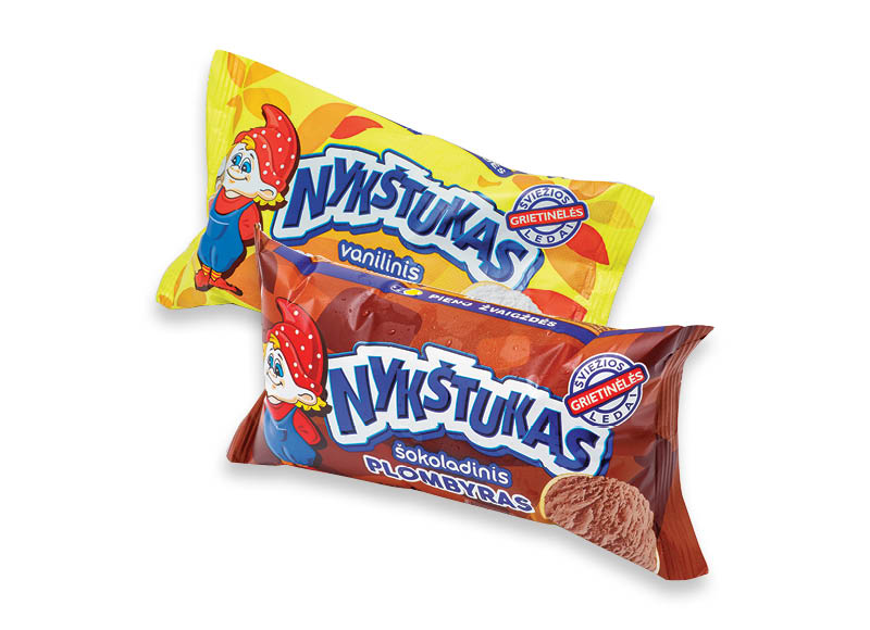 Plombyras NYKŠTUKAS vafliniame puodelyje
			, 
				 130 ml, 2 rūšių, 5,31 Eur/l