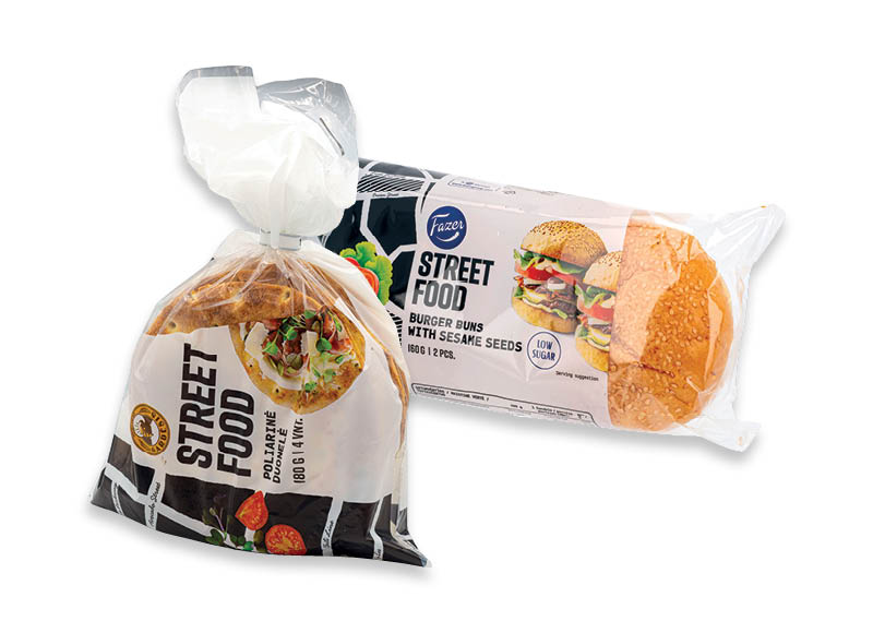 STREET FOOD poliarinėms duonelėms ir mėsainių bandelėms
			, 
				 160 g, 180 g, 2 rūšių