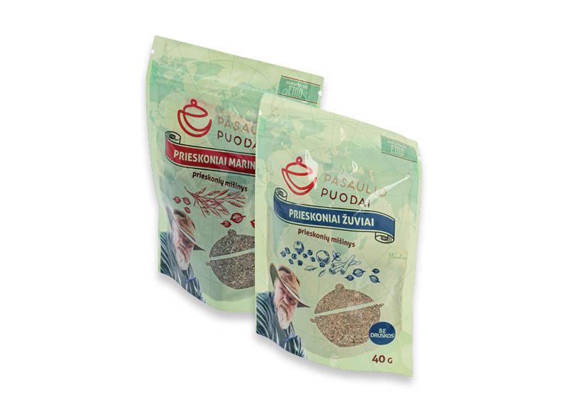 ETNO PASAULIO PUODŲ prieskoniai
			, 
				 30 g, 40 g, 4 rūšių