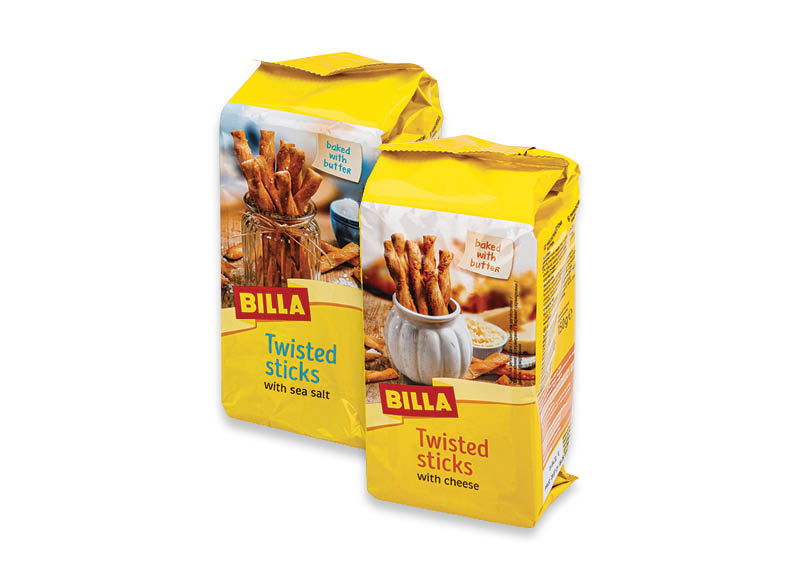 BILLA tešlos lazdelės
			, 
				 150 g, 2 rūšių, 13,27 Eur/kg