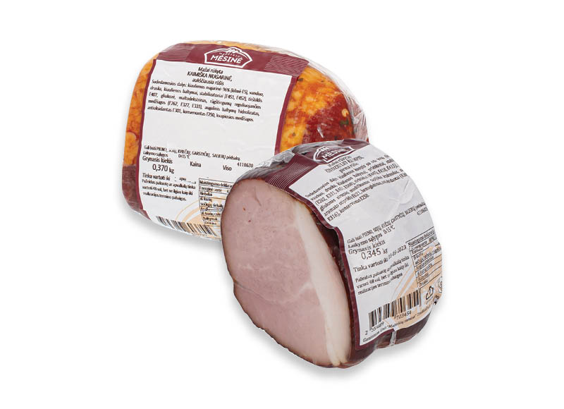 Rūkytiems MAŽEIKIŲ MĖSINĖS gaminiams
			, 
				 1 kg, 2 rūšių