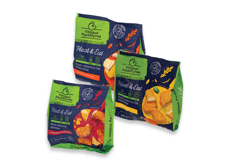Šaldytai produkcijai HEAT&EAT
			, 
				 500 g, 3 rūšių