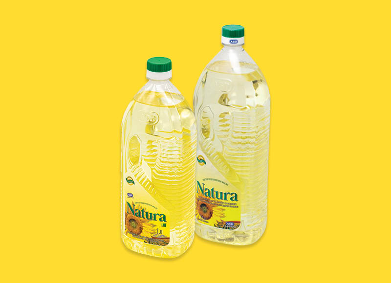Saulėgrąžų aliejui NATURA
			, 
				 1 l, 1,5 l, 3 l, 3 rūšių