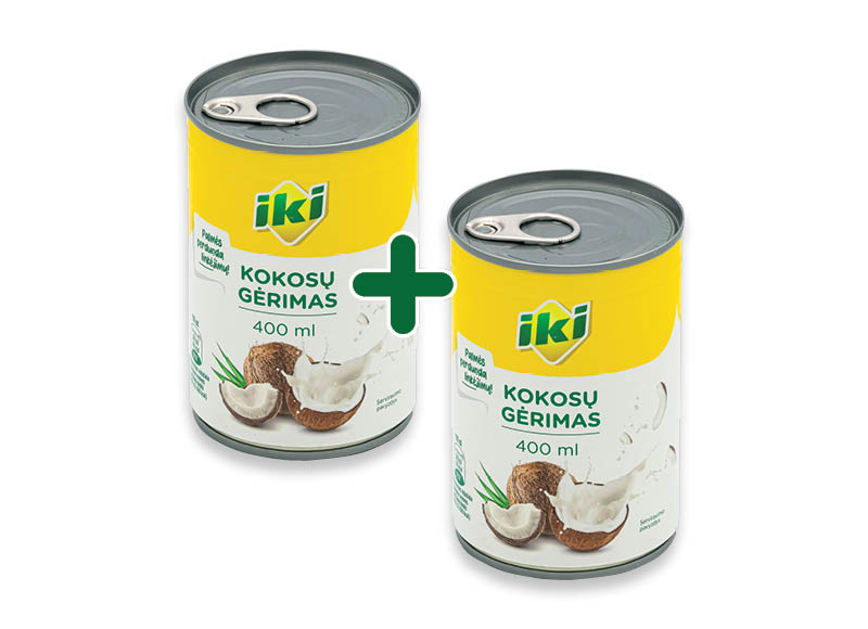 IKI koksu gerimas
,
400 ml, 1,79 Eur/vnt. IKI koksu gerimas
,
400 ml, 1,79 Eur/vnt.