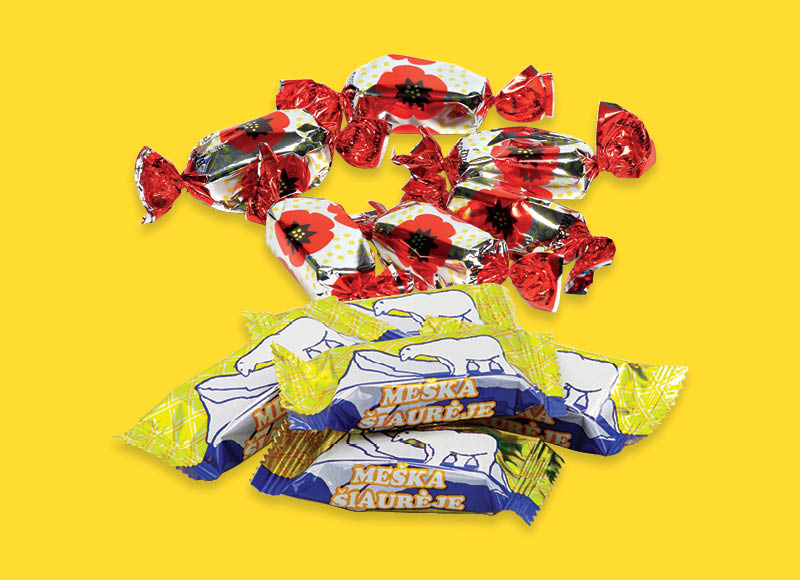 Sveriami saldainiai RAUDONOJI AGUONA ir MEŠKA ŠIAURĖJE
			, 
				 1 kg, 2 rūšių. A lygio parduotuvėse