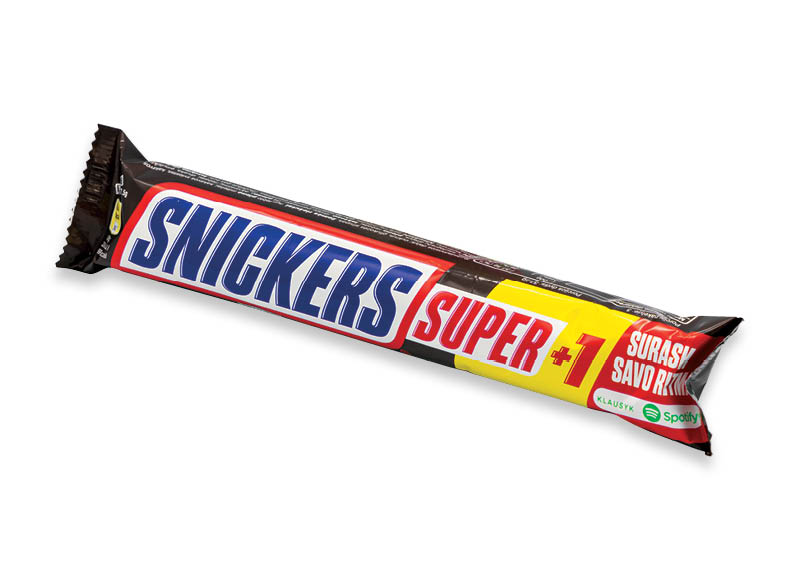 Šokoladinis batonėlis SNICKERS
			, 
				 112 g, 10,63 Eur/kg