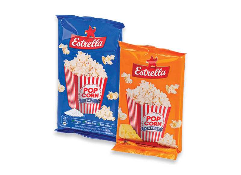 Spragėsiai ESTRELLA
			, 
				 90 g, 3 rūšių, 7,67 Eur/kg