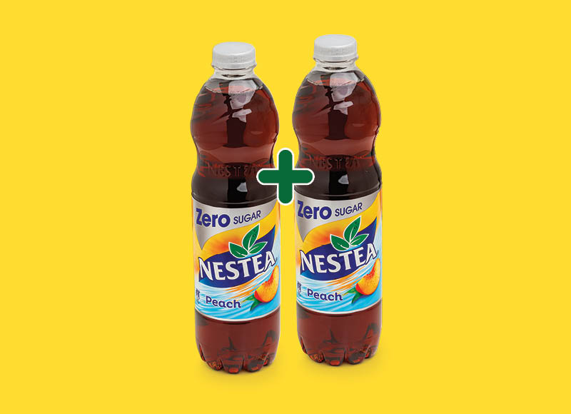 Šalta arbata NESTEA ZERO
,
1,5 l, 1,79 Eur/vnt. (taros užstato vertė į gėrimo kainą neįskaičiuota) Šalta arbata NESTEA ZERO
,
1,5 l, 1,79 Eur/vnt. (taros užstato vertė į gėrimo kainą neįskaičiuota)