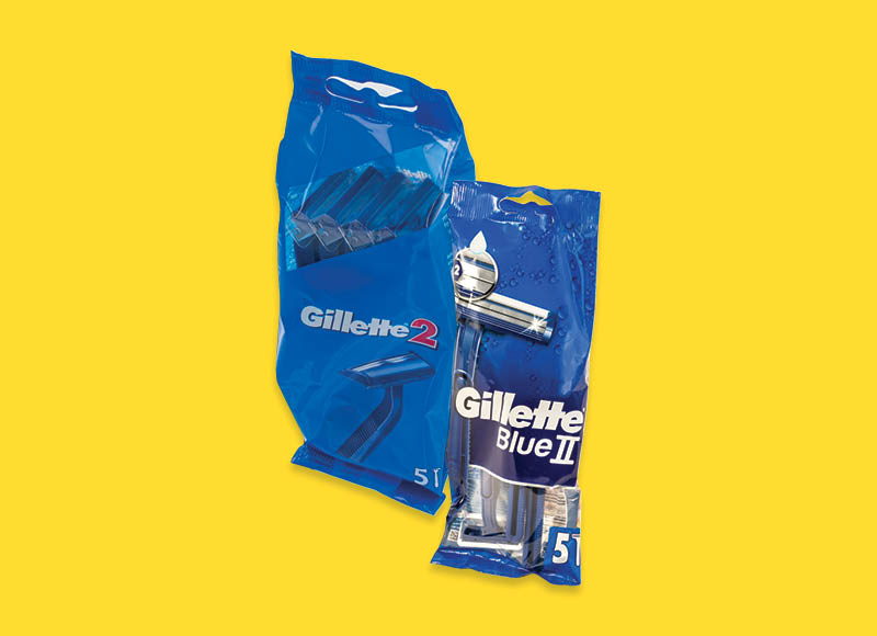 Vienkartiniams vyriškiems skustuvams GILLETTE
			, 
				 5 vnt., 8 vnt., 7 rūšių