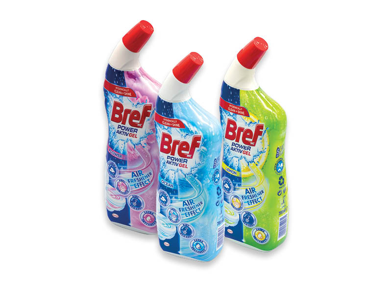 Tualeto valiklis BREF
			, 
				 700 ml, 3 rūšių, 2,41 Eur/l
