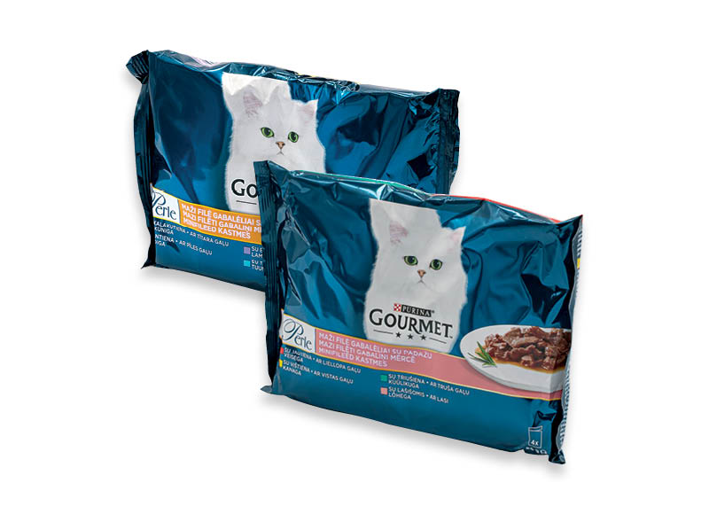 Kačių konservai GOURMET PERLE
,
340 g, 2 rūšių, 5,85 Eur/kg Kačių konservai GOURMET PERLE
,
340 g, 2 rūšių, 5,85 Eur/kg