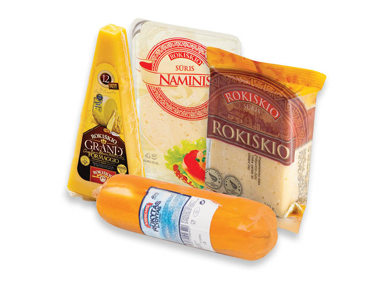 ROKIŠKIO sūriams
			, 
				 Įvairių rūšių. Ir IKI EXPRESS