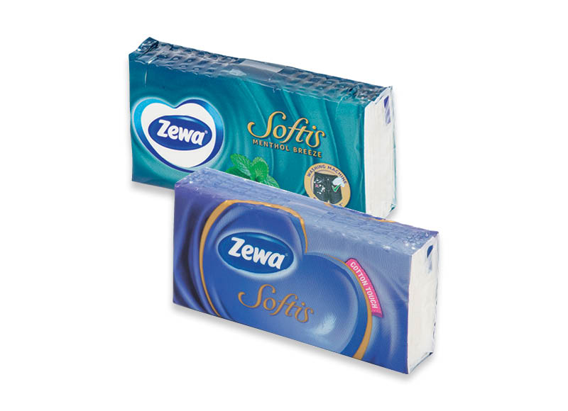 Nosinaitės ZEWA
			, 
				 1 pak., 2 rūšių