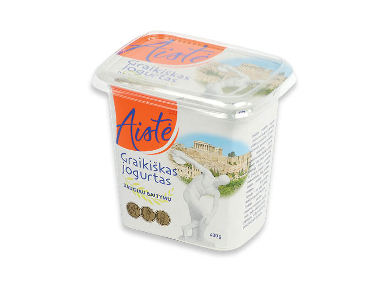 AISTĖ graikiškas jogurtas
,
400 g, 3,23 Eur/kg AISTĖ graikiškas jogurtas
,
400 g, 3,23 Eur/kg