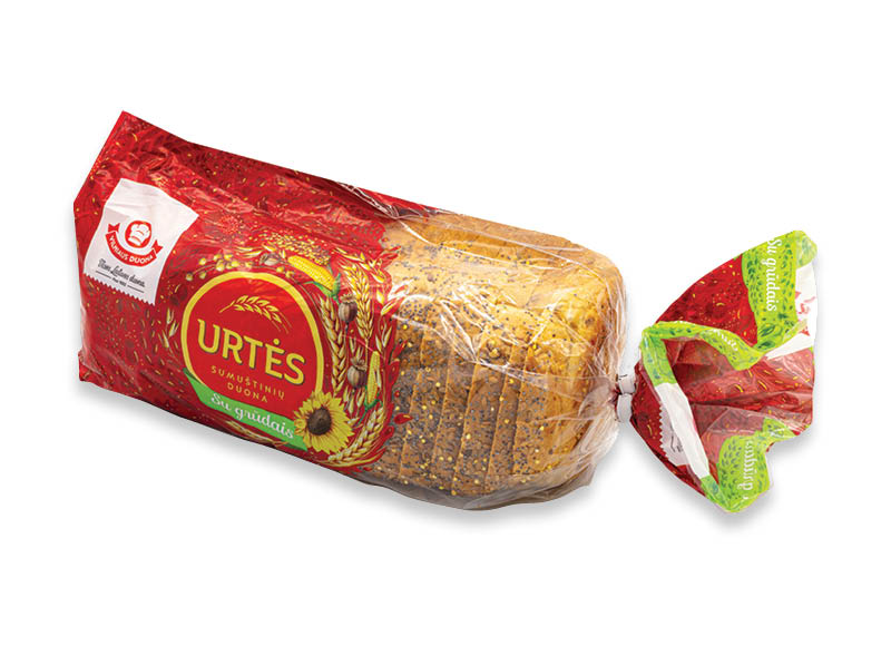 URTĖS SUMUŠTINIŲ duona su grūdais
			, 
				 470 g, 2,87 Eur/kg. Ir IKI EXPRESS