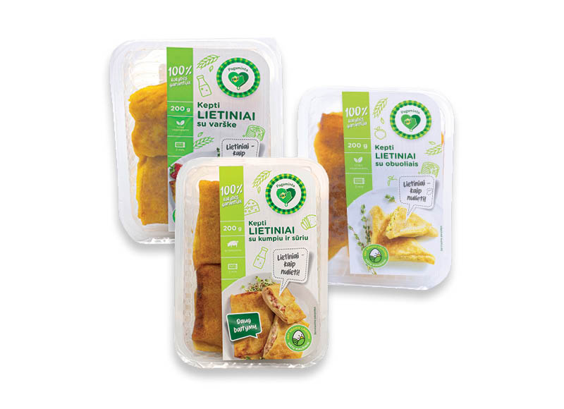 PAGAMINTA IKI kepti lietiniai
			, 
				 200 g, 3 rūšių, 8,95 Eur/vnt. Ir IKI EXPRESS