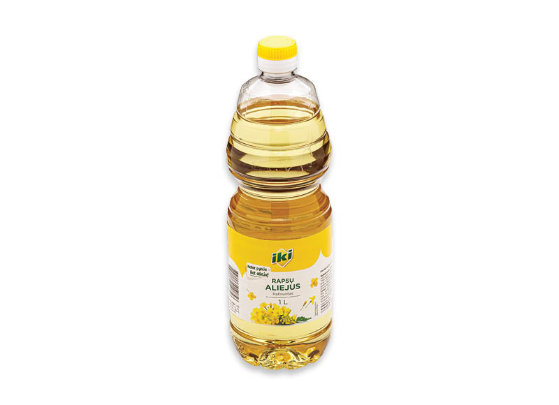 IKI rapsų aliejus
,
1 l IKI rapsų aliejus
,
1 l