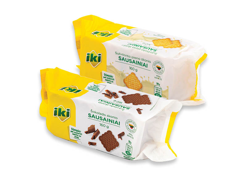 IKI sausainiai
			, 
				 160 g, 4 rūšių, 3,44 Eur/kg