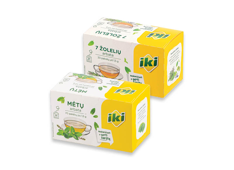 IKI arbata
,
20 vnt., 4 rūšių, 0,05 Eur/vnt IKI arbata
,
20 vnt., 4 rūšių, 0,05 Eur/vnt