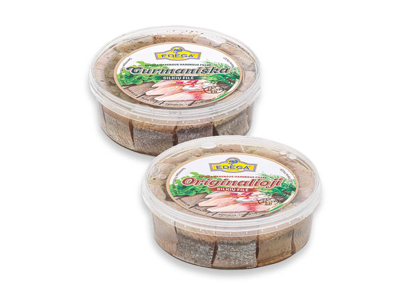 GURMANIŠKA ir ORIGINALI silkių filė EDEGA
			, 
				 500 g, 2 rūšių, 5,98 Eur/kg