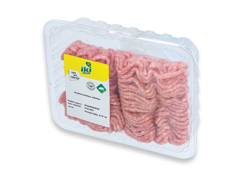 IKI smulkinta kiauliena
,
(riebumas ne didesnis kaip 20%), 700 g, 4,27 Eur/kg IKI smulkinta kiauliena
,
(riebumas ne didesnis kaip 20%), 700 g, 4,27 Eur/kg