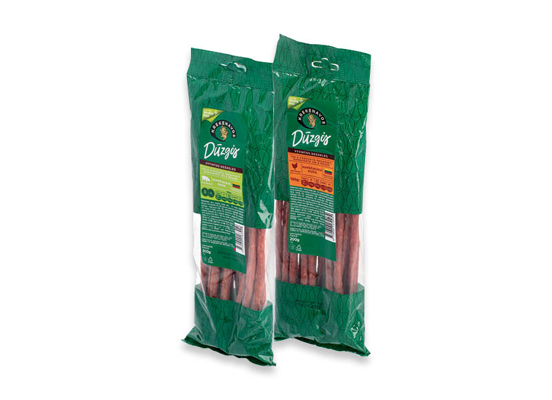 Vytintoms ir karštai rūkytoms DŪZGIŲ dešrelėms
,
100 g, 200 g, 3 rūšių. Ir IKI EXPRESS Vytintoms ir karštai rūkytoms DŪZGIŲ dešrelėms
,
100 g, 200 g, 3 rūšių. Ir IKI EXPRESS