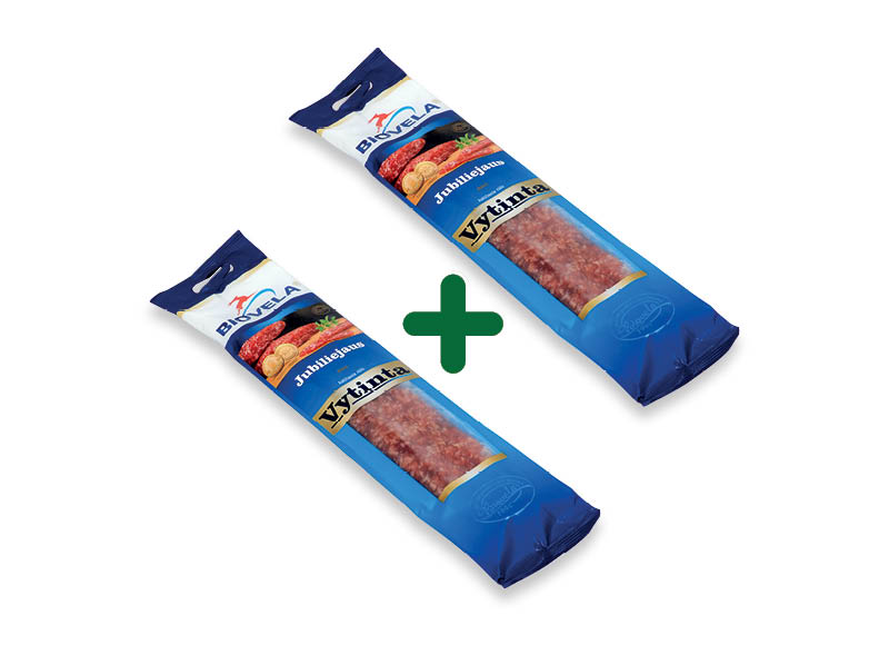 Vytinta JUBILIEJAUS dešra
			, 
				 200 g, a. r., 6,79 Eur/vnt
