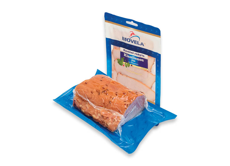 Karštai rūkytai kiaulienos filė su kmynais
			, 
				 90 g, 1 kg, 2 rūšių. Ir IKI EXPRESS